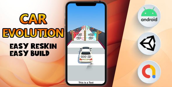 Car Evolution - (Unity - Admob - Game)
