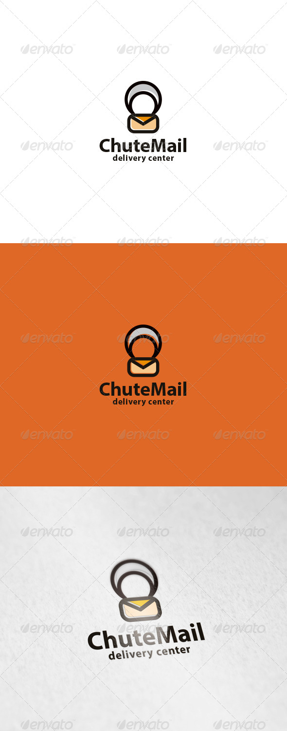 Chute Mail Logo - Objects Logo Templates