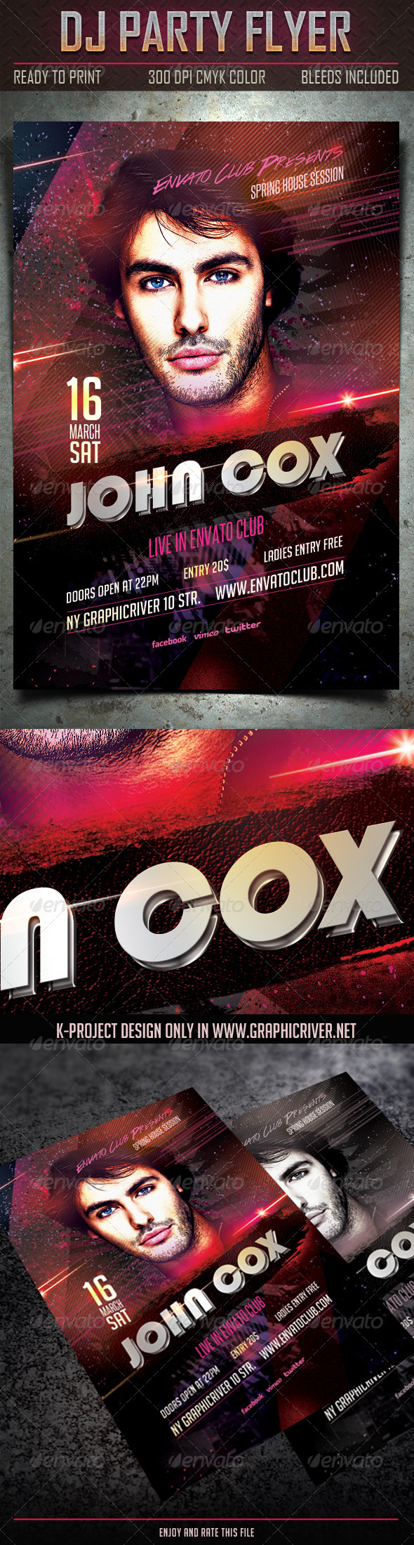 Dj Party Flyer v2 - Clubs & Parties Events