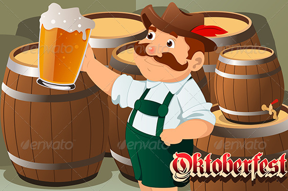 Oktoberfest Concept - Backgrounds Decorative