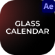 Glassmorph Calendar - VideoHive Item for Sale
