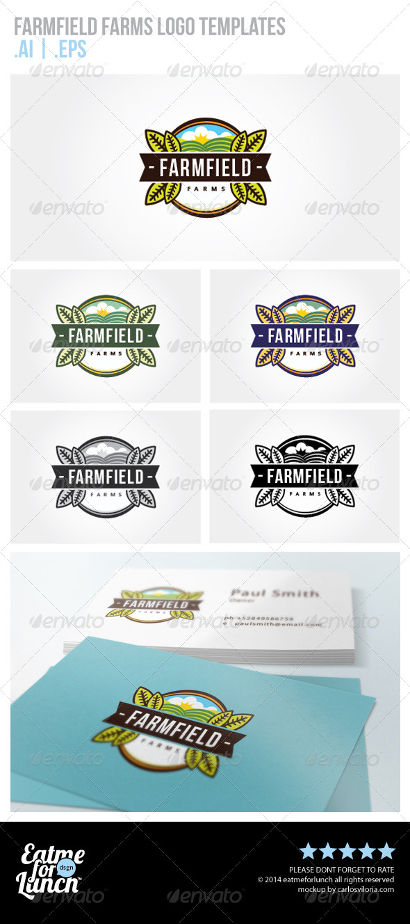 Farms Logo Template - Nature Logo Templates