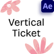 Vertical Ticket - VideoHive Item for Sale