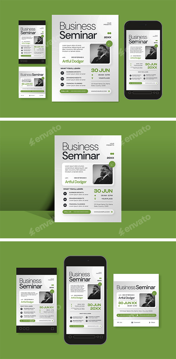 Business Seminar Flyer