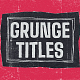 Grunge Titles Mogrt - VideoHive Item for Sale