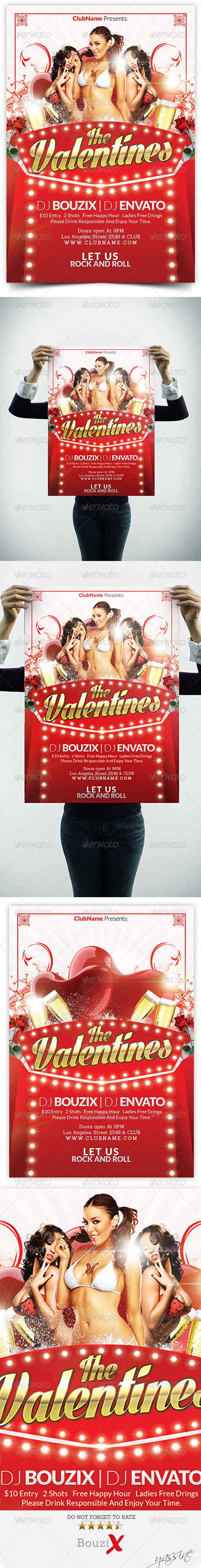 The Valentine Party - Flyers Print Templates