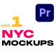 New York City Mockups for Premiere Pro - Vol. 1 - VideoHive Item for Sale