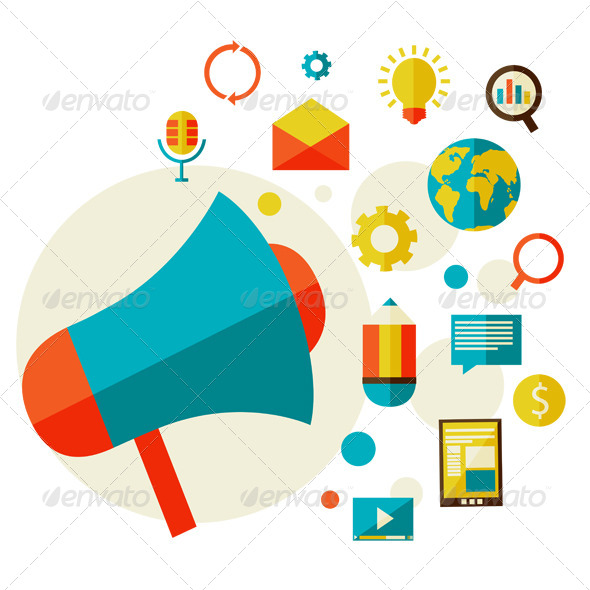 Digital Marketing Concept - Web Technology