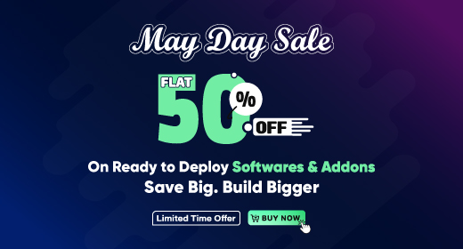 May Day Sale | Flat 50% OFF