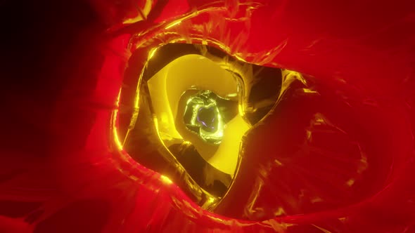 Reverse Bloody Red Tunnel Vj Loop Background 4K alt