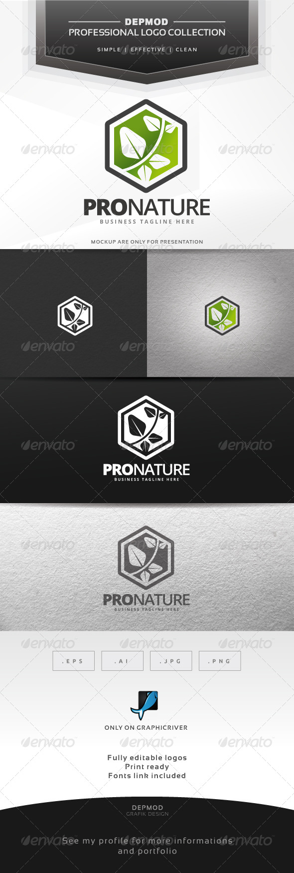 Pro Nature Logo - Nature Logo Templates
