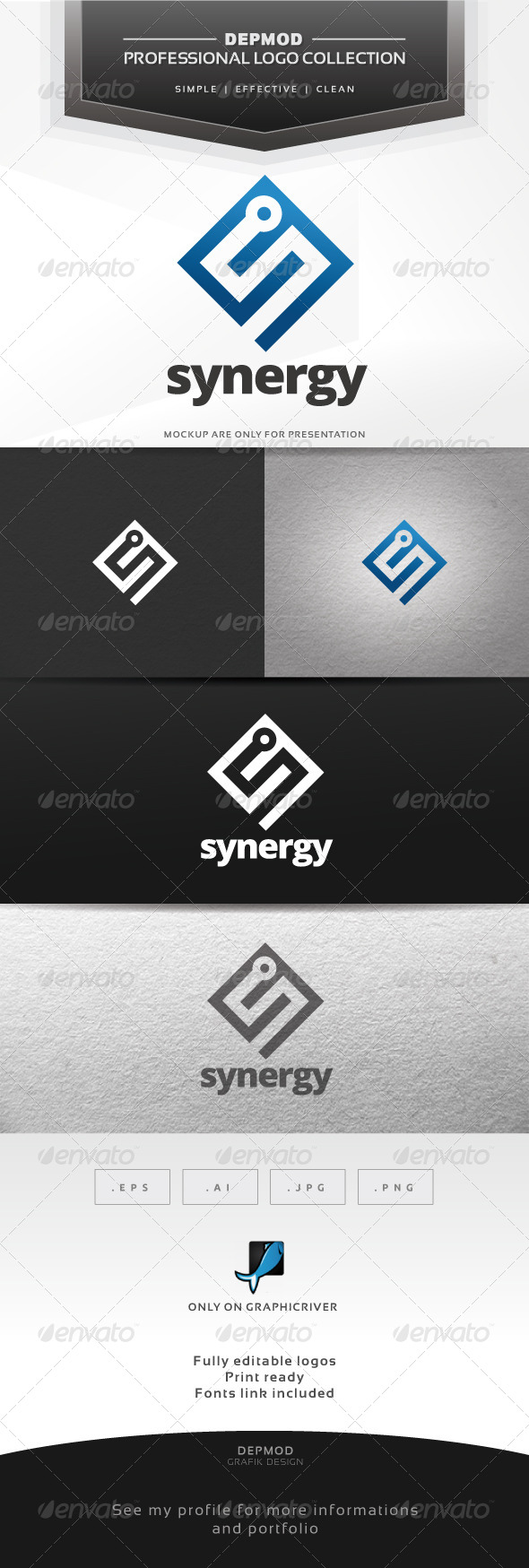 Synergy Logo - Letters Logo Templates