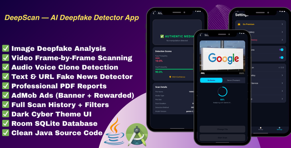 DeepScan - AI Detector Android App
