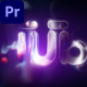 Neon Blury Glassmorphism Logo Reveal Abstract Light - Premiere Pro - VideoHive Item for Sale
