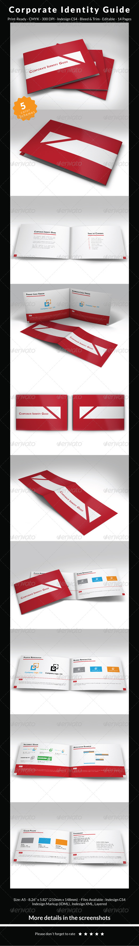 Corporate Identity Guide Template - Miscellaneous Print Templates