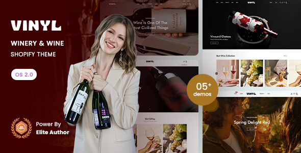 Vinyl - Winery & Wine Shopify 2.0 Theme