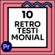 Retro Pop YouTube Lower Thirds &amp; Social Elements Pack MOGRT 02 - VideoHive Item for Sale