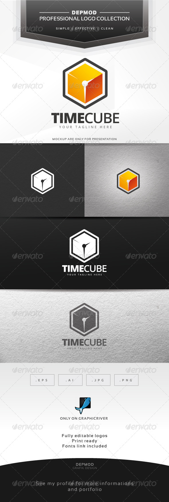 Time Cube Logo - Symbols Logo Templates