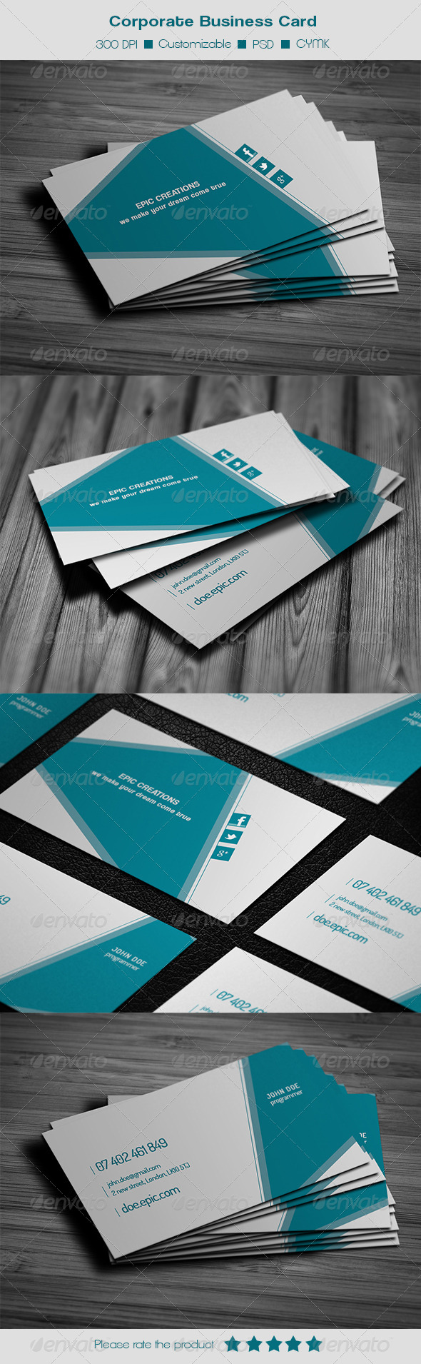Corporate Business Card - Corporate Business Cards