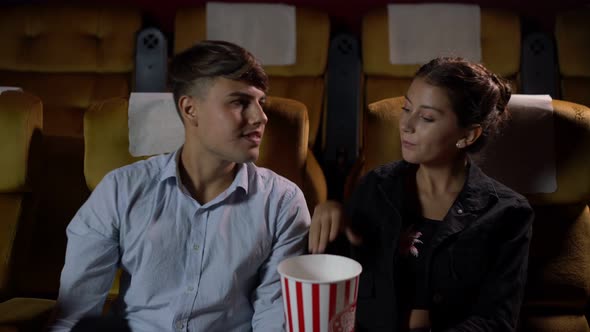 People Audience Watching Movie in Cinema Theater alt