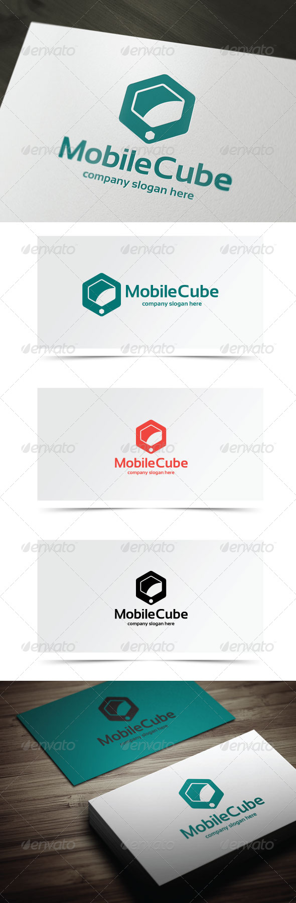Mobile Cube - Objects Logo Templates
