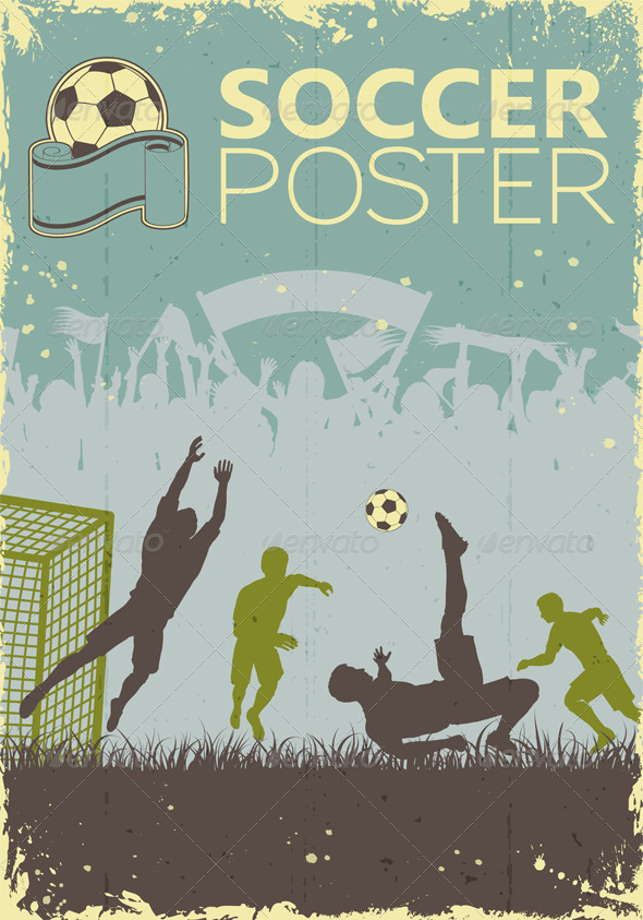 Soccer Poster - Sports/Activity Conceptual