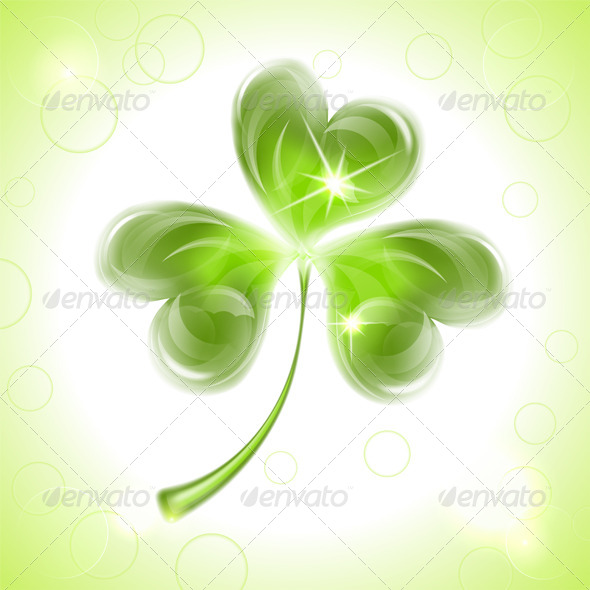 Leaf Clover on St. Patrick's Day - Seasons/Holidays Conceptual