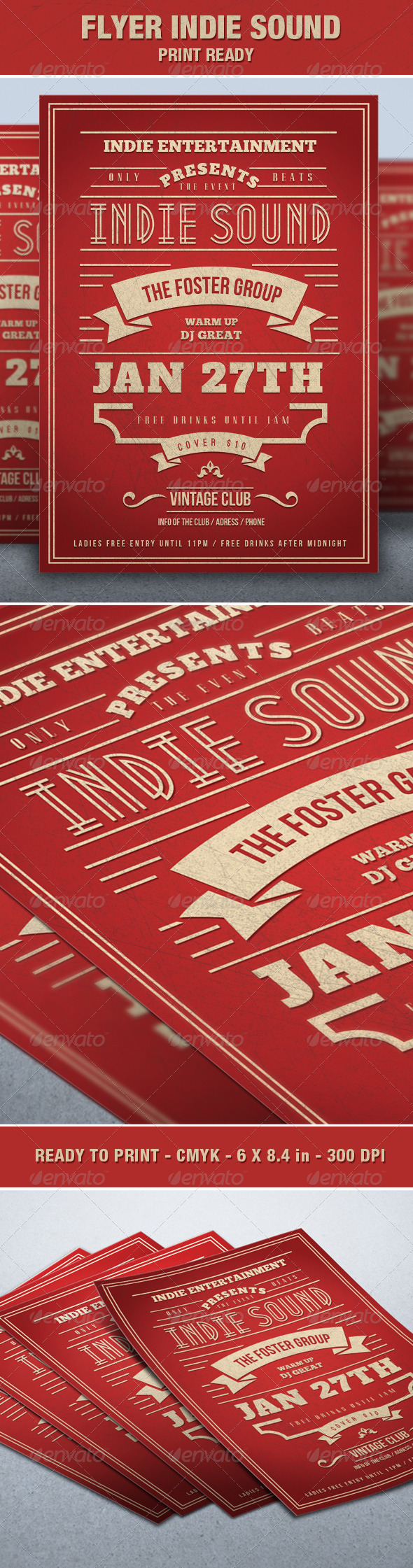 Flyer Indie Sounds Event - Events Flyers