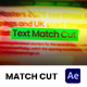 Text Match Cut - VideoHive Item for Sale