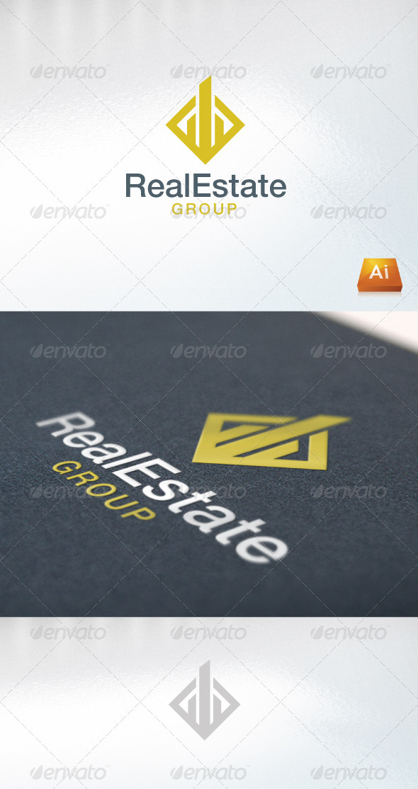 Real Estate Group - Abstract Logo Templates