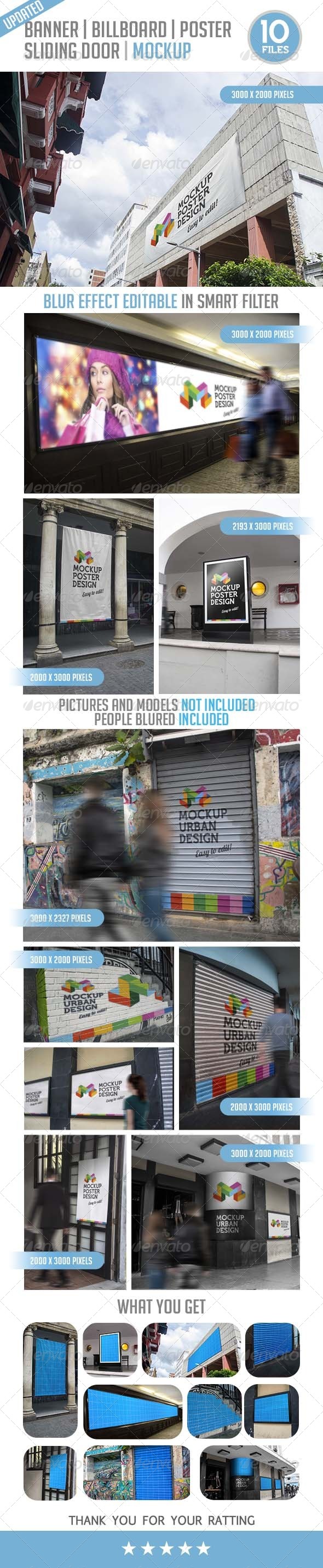 10 Urban Banner, Billboard, Poster and Sliding Doo - Miscellaneous Print