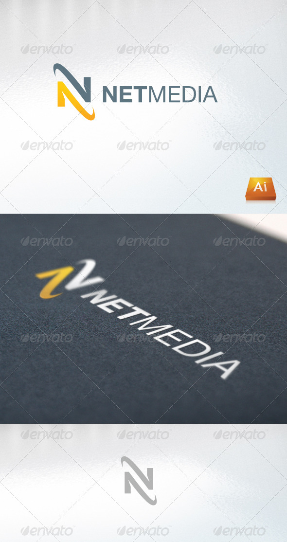 NET MEDIA - Letters Logo Templates