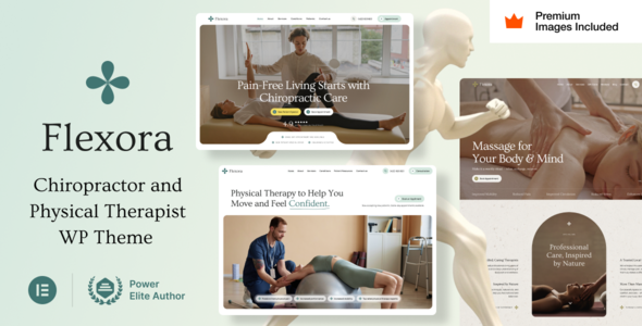 Flexora – Physiotherapy Massage Chiropractors WordPress Theme