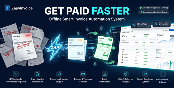 ZappyInvoice | Offline Invoice Management System for Windows