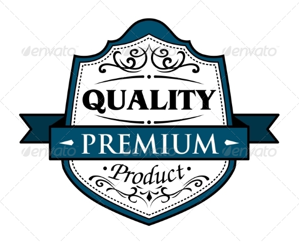 Quality Premium Product Badge - Decorative Symbols Decorative