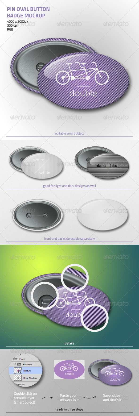 Pin Oval Button Badge Mockup By Zarins Graphicriver