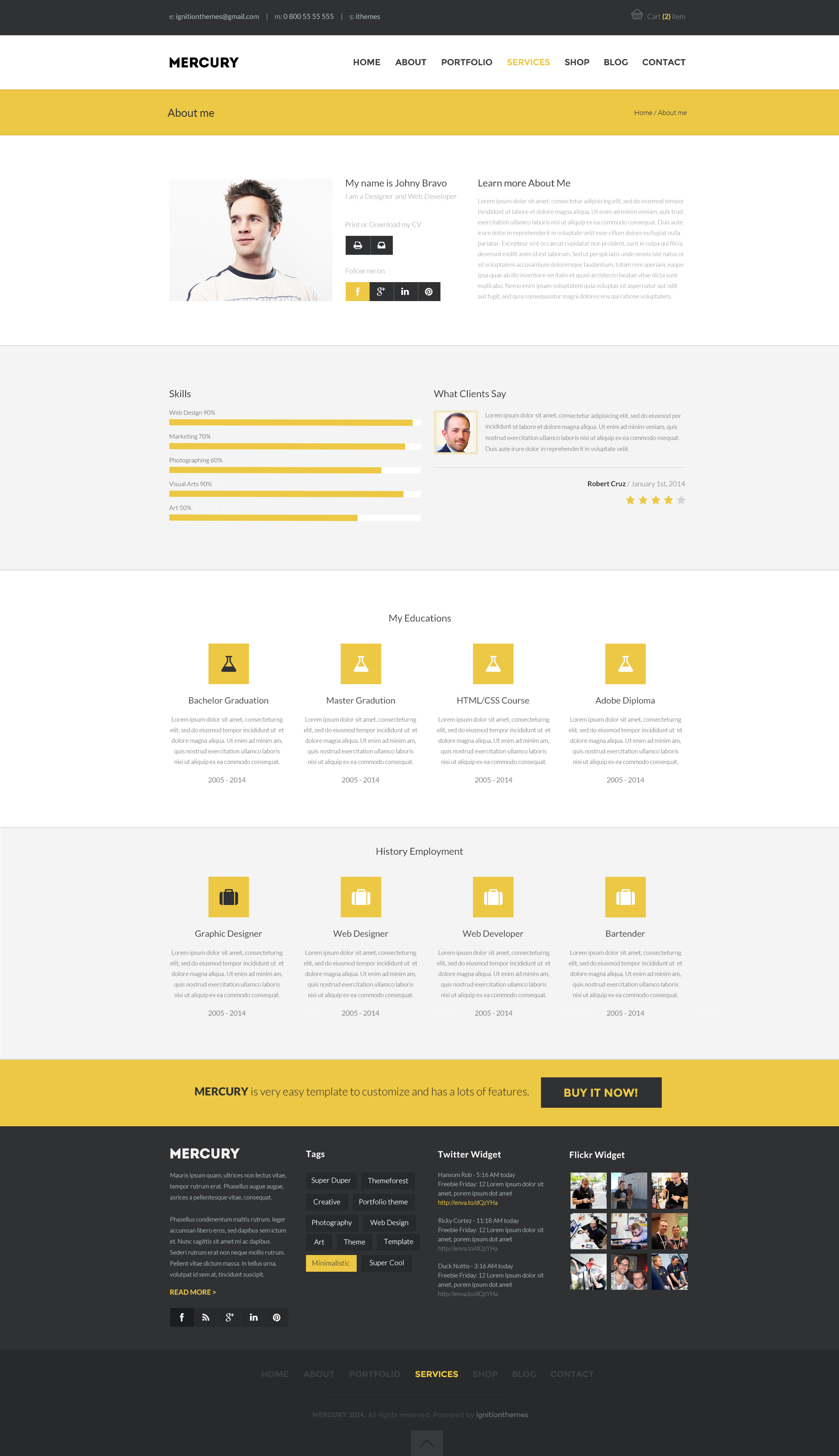 column single themes sidebar tumblr with PSD  by MERCURY IgnitionThemes  Template Multipurpose
