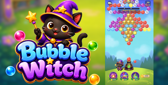 Bubble Witch - 1000 Levels HTML5 Game