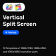 Vertical Split Screen – 4 Frames for FCPX - VideoHive Item for Sale