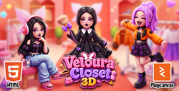 Veloura Closet 3D - Html5 Game