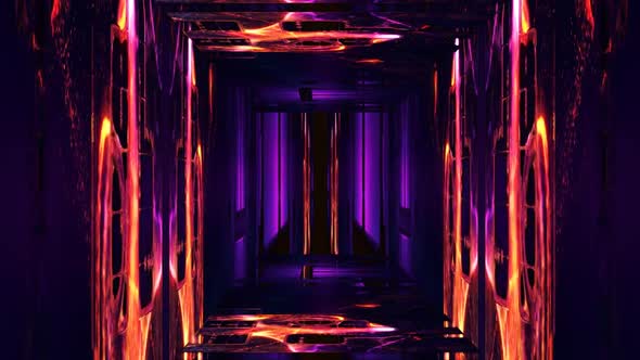 Magic Colored Light Tunnel