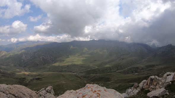 Azerbaijan Lesser Caucasus Mountains Timelapse Video