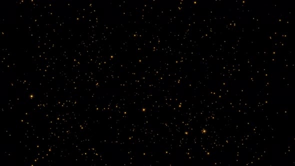 Space Stars Field Motion Loop Background