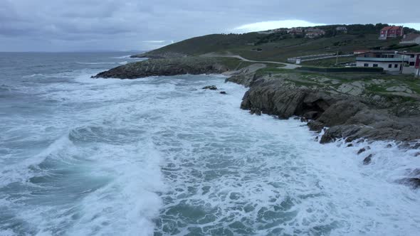 Baldaio Beach,Galicia, A Coruña, Spain alt