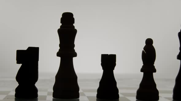 Chess Pieces In Silhouette 53