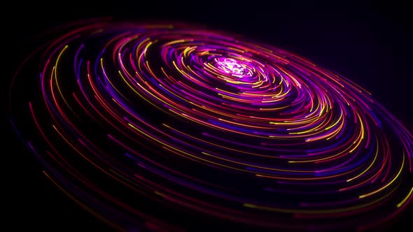 Multi Color Particles Stream alt