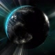 Rotating Radiating Rays Of The Planet Earth - Looped - VideoHive Item for Sale
