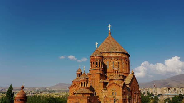 Church in Abovyan city, Saint John the Baptist Church. alt