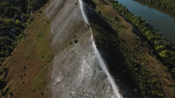Aerial POV Footage of Flight Over the Hills alt