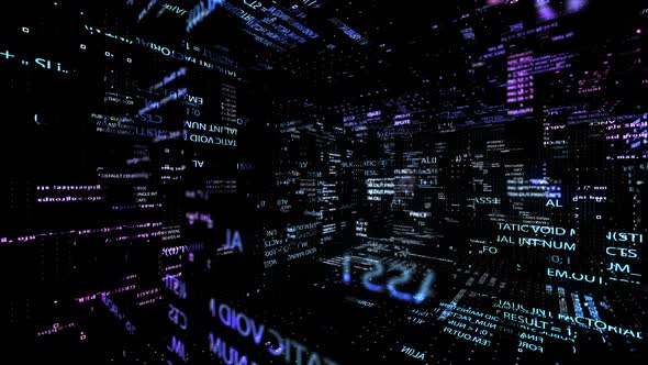 Computer Code Working in a Virtual Space with a 360Degree View alt